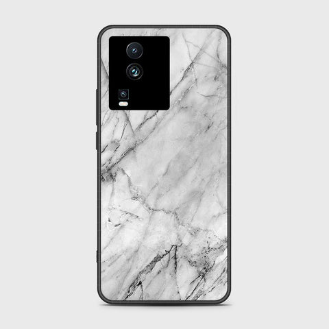 Vivo iQOO Neo 7 Cover- White Marble Series - HQ Ultra Shine Premium Infinity Glass Soft Silicon Borders Case