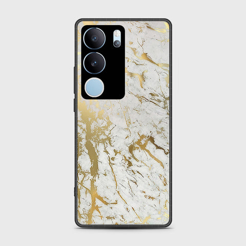 Vivo V29 Pro Cover- White Marble Series - HQ Ultra Shine Premium Infinity Glass Soft Silicon Borders Case