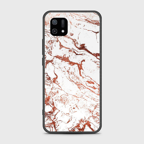 Oppo A16e Cover- White Marble Series 2 - HQ Ultra Shine Premium Infinity Glass Soft Silicon Borders Case