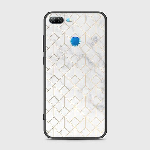 Huawei Honor 9 Lite Cover - White Marble Series 2 - HQ Ultra Shine Premium Infinity Glass Soft Silicon Borders Case