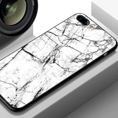 Oppo A97 5G Cover- White Marble Series 2 - HQ Ultra Shine Premium Infinity Glass Soft Silicon Borders Case