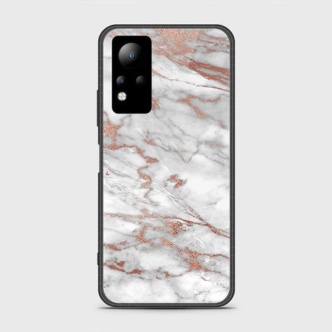 Infinix Note 11 Cover- White Marble Series 2 - HQ Ultra Shine Premium Infinity Glass Soft Silicon Borders Case