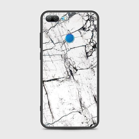 Huawei Honor 9 Lite Cover - White Marble Series 2 - HQ Ultra Shine Premium Infinity Glass Soft Silicon Borders Case