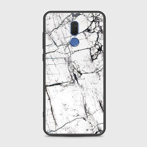 Huawei Mate 10 Lite Cover - White Marble Series 2 - HQ Ultra Shine Premium Infinity Glass Soft Silicon Borders Case