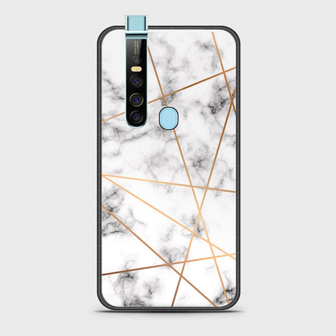 Tecno Camon 15 Pro Cover- White Marble Series 2 - HQ Ultra Shine Premium Infinity Glass Soft Silicon Borders Case