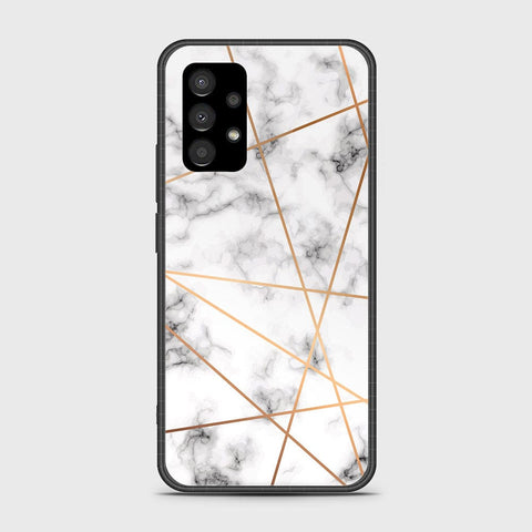 Samsung Galaxy A33 5G Cover- White Marble Series 2 - HQ Ultra Shine Premium Infinity Glass Soft Silicon Borders Case