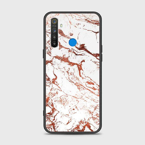 Realme 6i Cover - White Marble Series 2 - HQ Ultra Shine Premium Infinity Glass Soft Silicon Borders Case