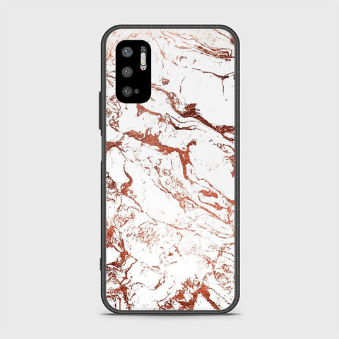 Xiaomi Redmi Note 10 5G Cover - White Marble Series 2 - HQ Ultra Shine Premium Infinity Glass Soft Silicon Borders Case