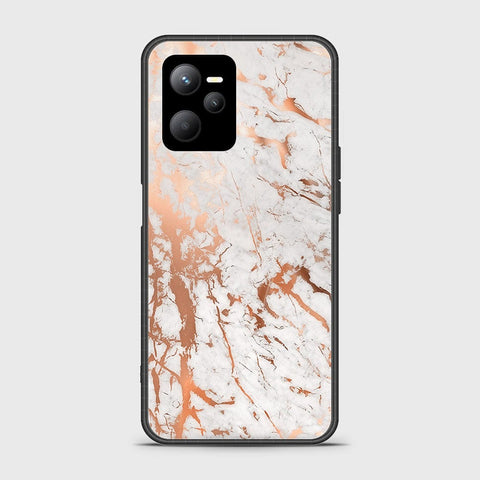 Realme 9 Pro Cover- White Marble Series 2 - HQ Ultra Shine Premium Infinity Glass Soft Silicon Borders Case