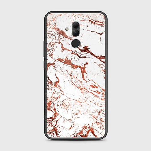 Huawei Mate 20 Lite Cover - White Marble Series 2 - HQ Ultra Shine Premium Infinity Glass Soft Silicon Borders Case