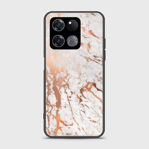 OnePlus Ace Racing Cover- White Marble Series 2 - HQ Ultra Shine Premium Infinity Glass Soft Silicon Borders Case