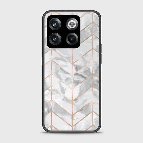 OnePlus Ace Pro Cover- White Marble Series 2 - HQ Ultra Shine Premium Infinity Glass Soft Silicon Borders Case