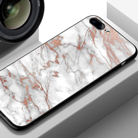 Oppo A5 Cover - White Marble Series 2 - HQ Ultra Shine Premium Infinity Glass Soft Silicon Borders Case
