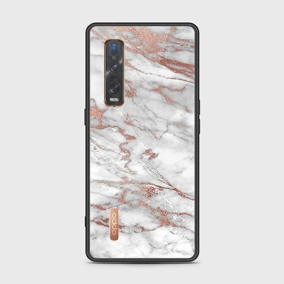 For Oppo Find X2 Lite Case Marble Print Silicone Soft TPU Phone