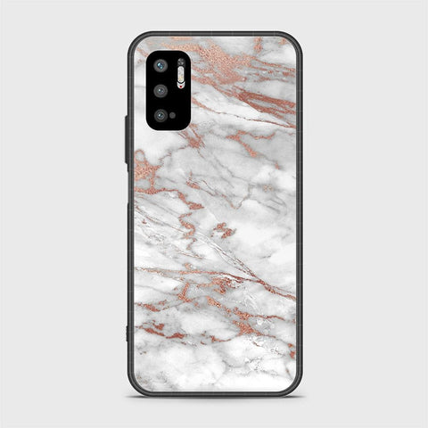 Xiaomi Redmi Note 10 5G Cover - White Marble Series 2 - HQ Ultra Shine Premium Infinity Glass Soft Silicon Borders Case