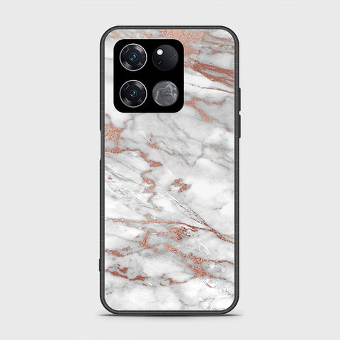 OnePlus Ace Racing Cover- White Marble Series 2 - HQ Ultra Shine Premium Infinity Glass Soft Silicon Borders Case