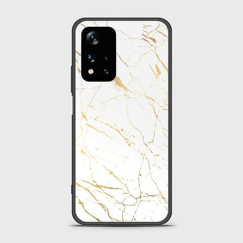 Xiaomi Poco M4 Pro 5G Cover- White Marble Series 2 - HQ Ultra Shine Premium Infinity Glass Soft Silicon Borders Case