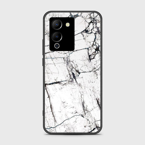 Infinix Note 12 G96 Cover- White Marble Series 2 - HQ Ultra Shine Premium Infinity Glass Soft Silicon Borders Case