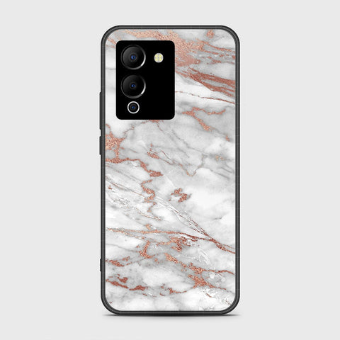 Infinix Note 12 G96 Cover- White Marble Series 2 - HQ Ultra Shine Premium Infinity Glass Soft Silicon Borders Case