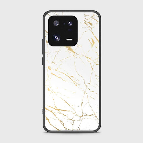 Xiaomi 13 Pro Cover- White Marble Series 2 - HQ Ultra Shine Premium Infinity Glass Soft Silicon Borders Case