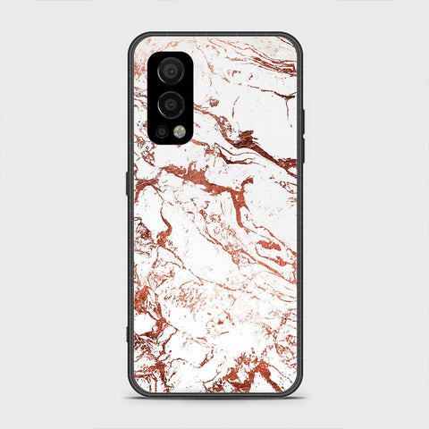 OnePlus Nord 2 Cover - White Marble Series 2 - HQ Ultra Shine Premium Infinity Glass Soft Silicon Borders Case