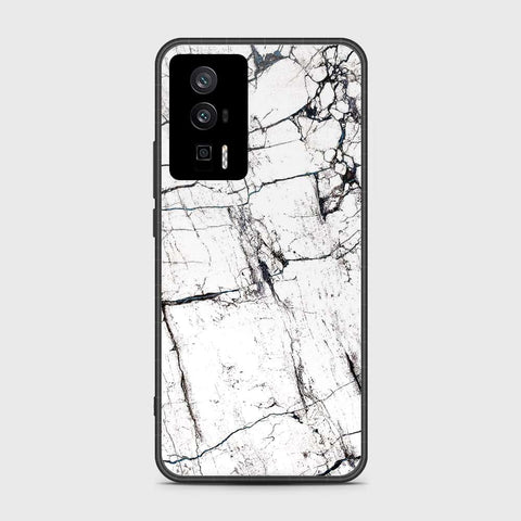 Xiaomi Redmi K60 Pro Cover- White Marble Series 2 - HQ Ultra Shine Premium Infinity Glass Soft Silicon Borders Case