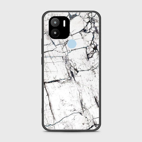 Xiaomi Redmi A2 Plus Cover- White Marble Series 2 - HQ Ultra Shine Premium Infinity Glass Soft Silicon Borders Case