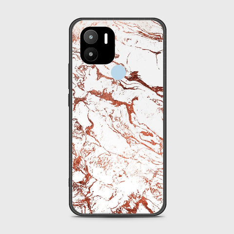 Xiaomi Redmi A2 Plus Cover- White Marble Series 2 - HQ Ultra Shine Premium Infinity Glass Soft Silicon Borders Case