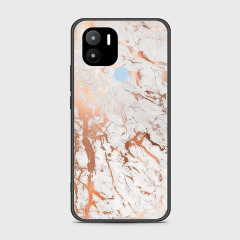 Xiaomi Redmi A2 Plus Cover- White Marble Series 2 - HQ Ultra Shine Premium Infinity Glass Soft Silicon Borders Case