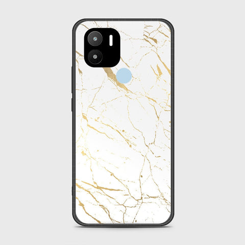 Xiaomi Redmi A2 Plus Cover- White Marble Series 2 - HQ Ultra Shine Premium Infinity Glass Soft Silicon Borders Case