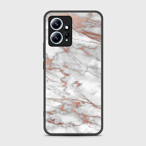 Xiaomi Redmi Note 12 4G Cover- White Marble Series 2 - HQ Ultra Shine Premium Infinity Glass Soft Silicon Borders Case