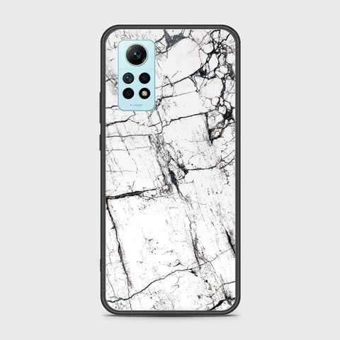 Xiaomi Redmi Note 12 Pro 4G Cover- White Marble Series 2 - HQ Ultra Shine Premium Infinity Glass Soft Silicon Borders Case