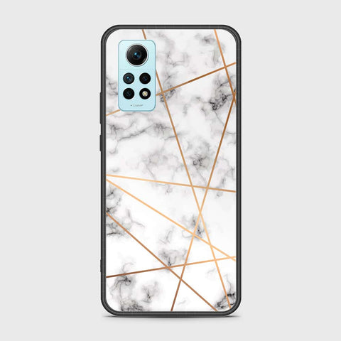 Xiaomi Redmi Note 12 Pro 4G Cover- White Marble Series 2 - HQ Ultra Shine Premium Infinity Glass Soft Silicon Borders Case