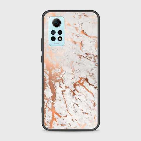 Xiaomi Redmi Note 12 Pro 4G Cover- White Marble Series 2 - HQ Ultra Shine Premium Infinity Glass Soft Silicon Borders Case