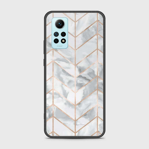 Xiaomi Redmi Note 12 Pro 4G Cover- White Marble Series 2 - HQ Ultra Shine Premium Infinity Glass Soft Silicon Borders Case