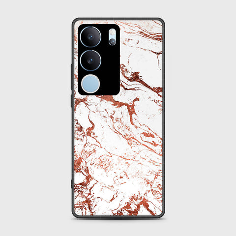 Vivo V29 Pro Cover- White Marble Series 2 - HQ Ultra Shine Premium Infinity Glass Soft Silicon Borders Case