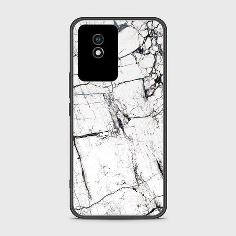 Vivo Y11 2023 Cover- White Marble Series 2 - HQ Ultra Shine Premium Infinity Glass Soft Silicon Borders Case