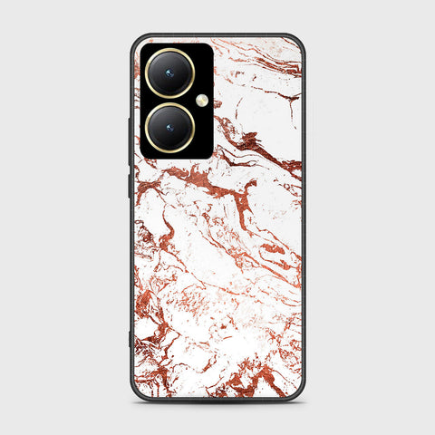 Vivo Y27 Cover- White Marble Series 2 - HQ Ultra Shine Premium Infinity Glass Soft Silicon Borders Case