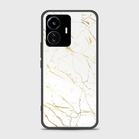 Vivo Y77 5G Cover - White Marble Series 2 - HQ Ultra Shine Premium Infinity Glass Soft Silicon Borders Case