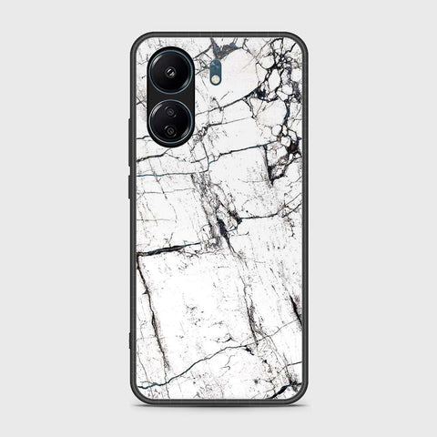 Xiaomi Poco C65 Cover- White Marble Series 2 - HQ Ultra Shine Premium Infinity Glass Soft Silicon Borders Case