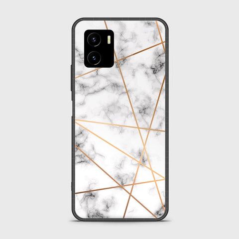 Vivo Y01 Cover - White Marble Series 2 - HQ Ultra Shine Premium Infinity Glass Soft Silicon Borders Case