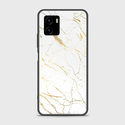 Vivo Y15s Cover - White Marble Series 2 - HQ Ultra Shine Premium Infinity Glass Soft Silicon Borders Case