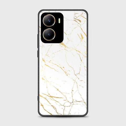 Vivo Y56 Cover- White Marble Series 2 - HQ Ultra Shine Premium Infinity Glass Soft Silicon Borders Case