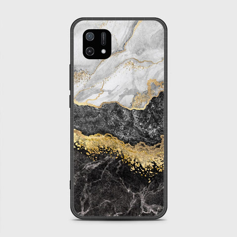 Oppo A16e Cover- Colorful Marble Series - HQ Ultra Shine Premium Infinity Glass Soft Silicon Borders Case