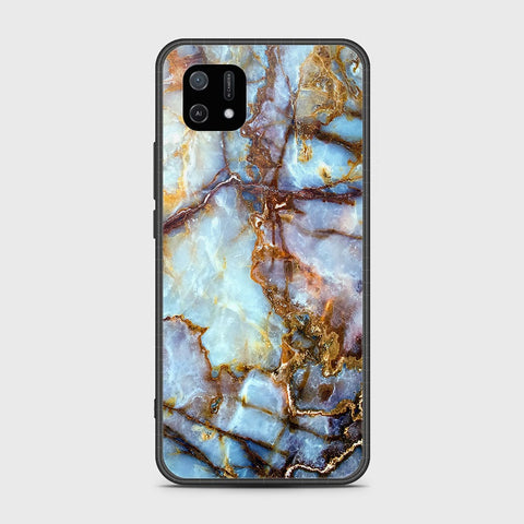 Oppo A16e Cover- Colorful Marble Series - HQ Ultra Shine Premium Infinity Glass Soft Silicon Borders Case