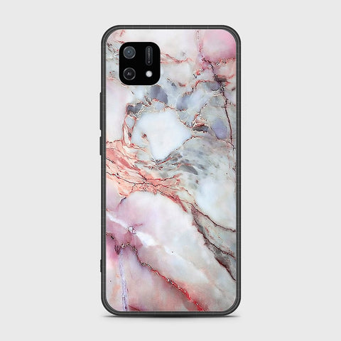 Oppo A16e Cover- Colorful Marble Series - HQ Ultra Shine Premium Infinity Glass Soft Silicon Borders Case