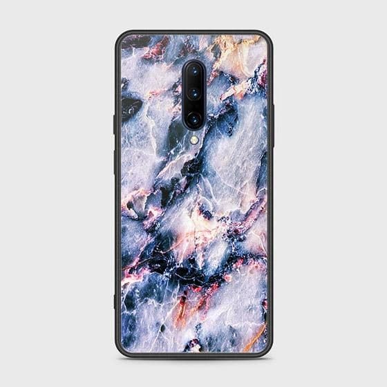 OnePlus 7 Pro Cover - Colorful Marble Series - HQ Ultra Shine Premium Infinity Glass Soft Silicon Borders Case