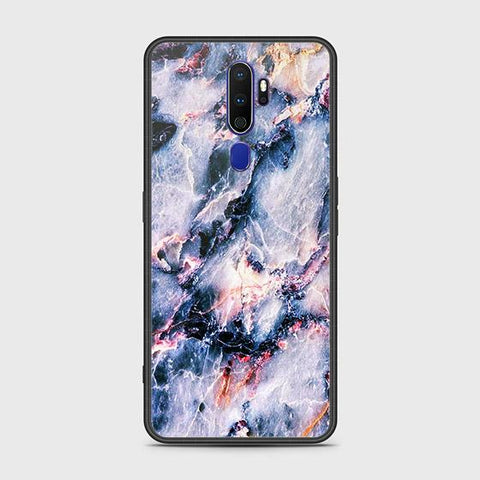 Oppo A5 2020 Cover - Colorful Marble Series - HQ Ultra Shine Premium Infinity Glass Soft Silicon Borders Case