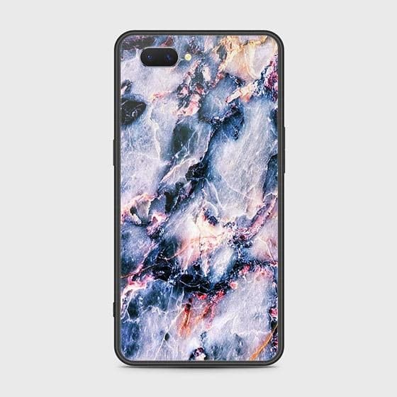 Realme C1 Cover - Colorful Marble Series - HQ Ultra Shine Premium Infinity Glass Soft Silicon Borders Case