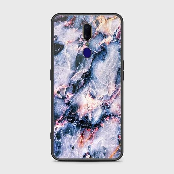 Oppo F11 Cover - Colorful Marble Series - HQ Ultra Shine Premium Infinity Glass Soft Silicon Borders Case